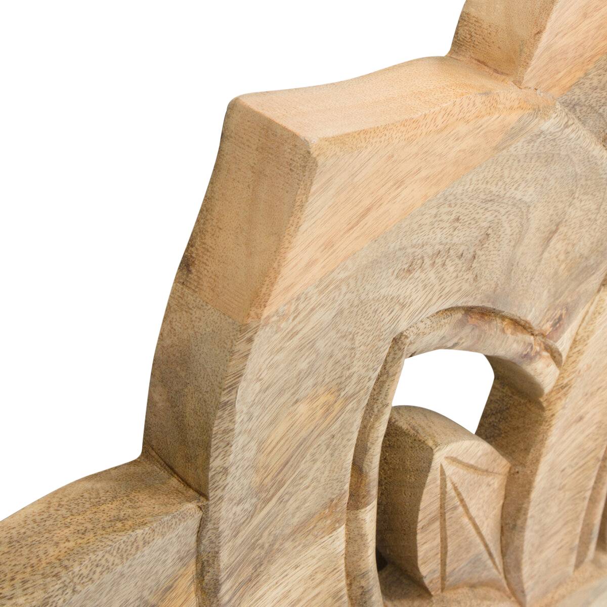 Tête de lit en bois de manguier VALENTINA bois clair, MADE IN MEUBLES