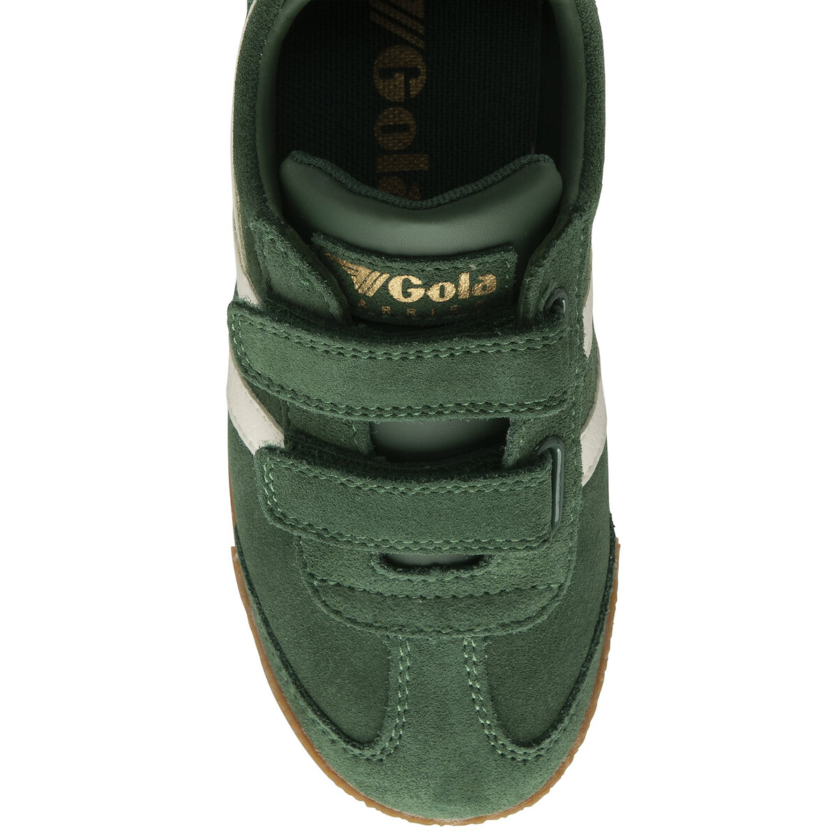 Baskets in pelle Harrier Strap verde / bianco, GOLA