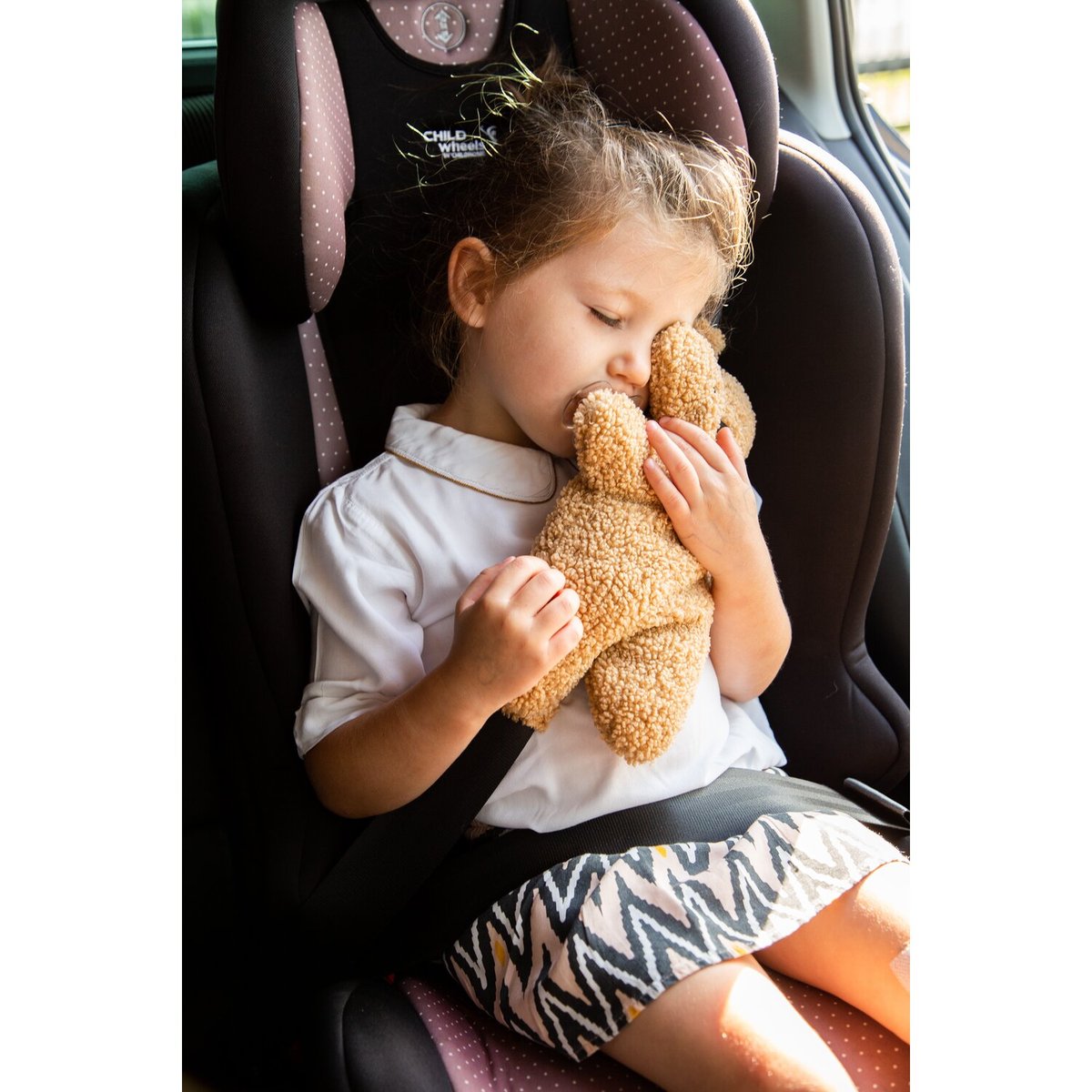 Protection pour ceinture de sécurité Teddy marron, CHILDHOME