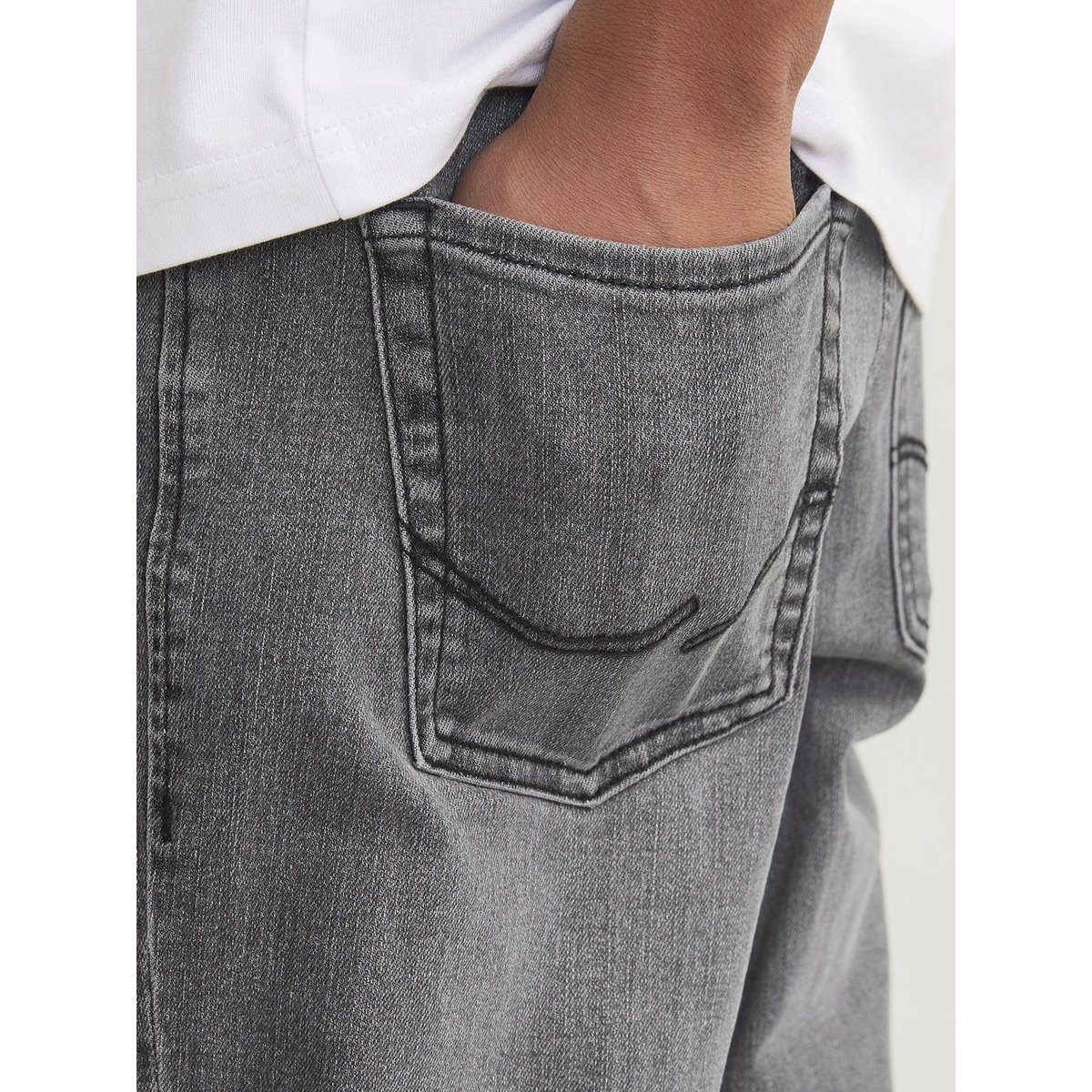 Jean coupe décontractée grey denim, JACK & JONES JUNIOR