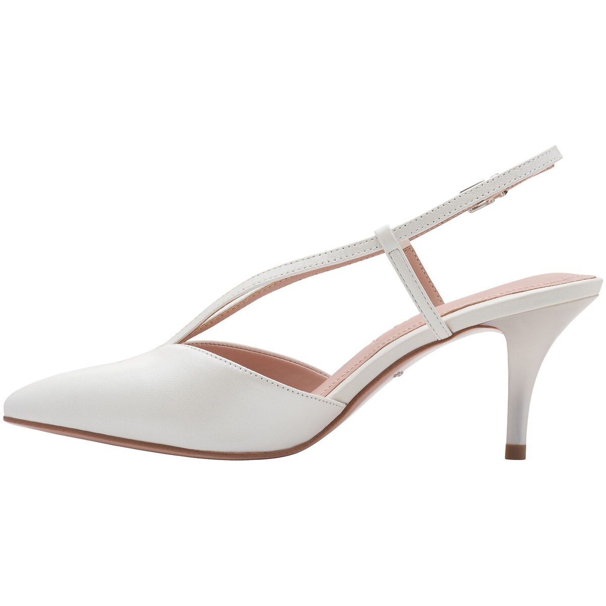 Leather Pointed Heels pearl, TAMARIS