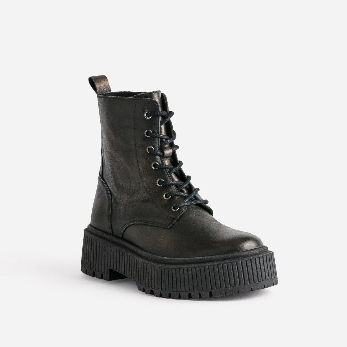 Boots en cuir AMBA bronze, TEXTO