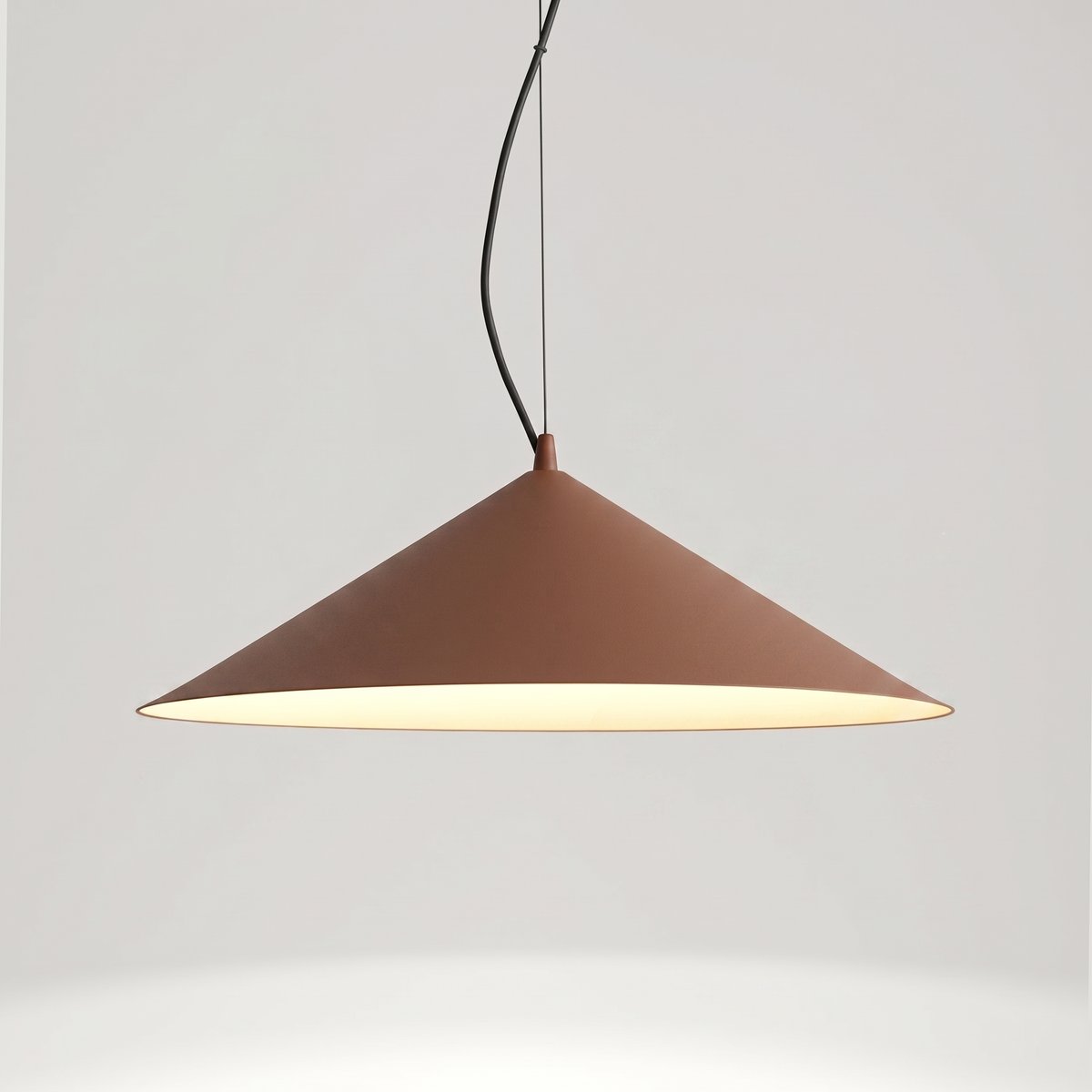 Suspension Acier Moka LED 1 Fint moka, EDEN