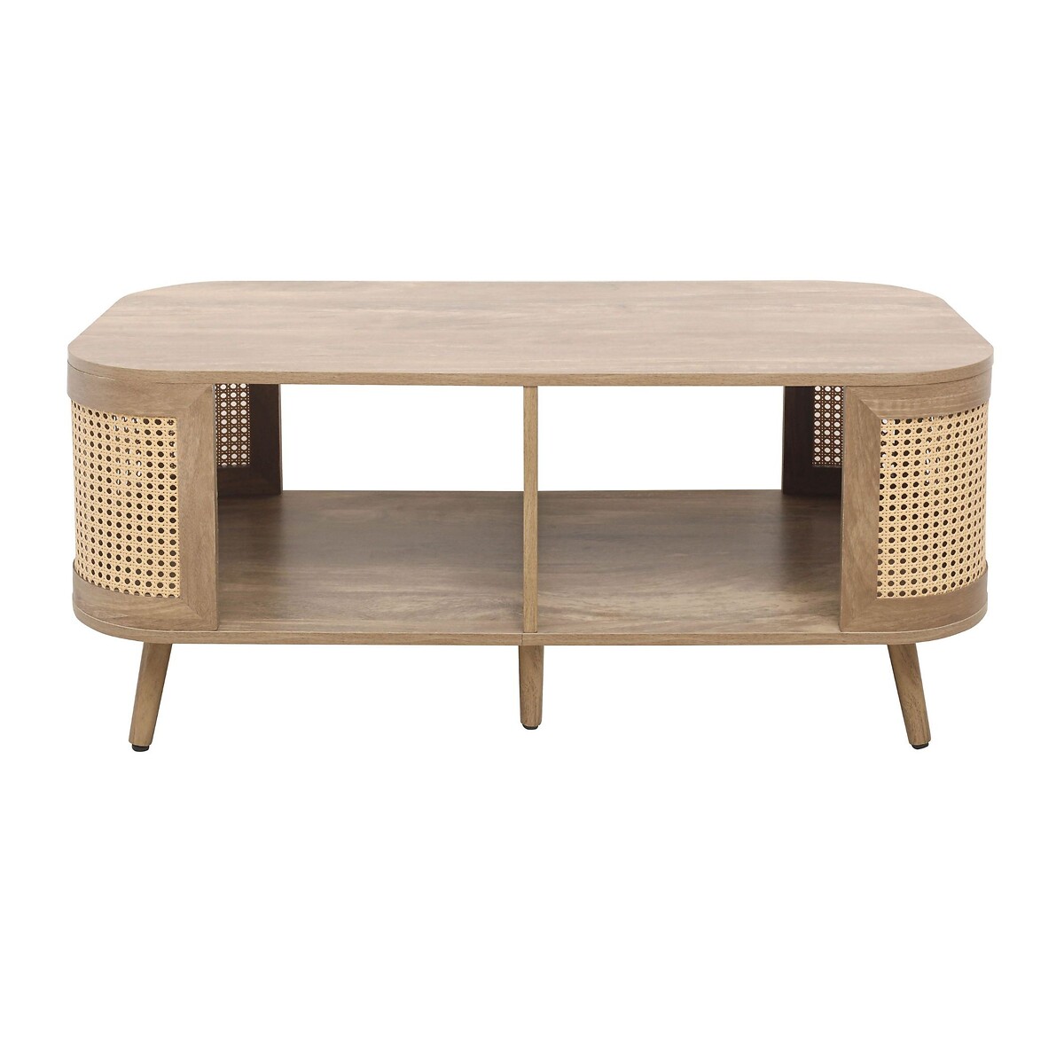 Naya Rattan Coffee Table natural oak, SO'HOME