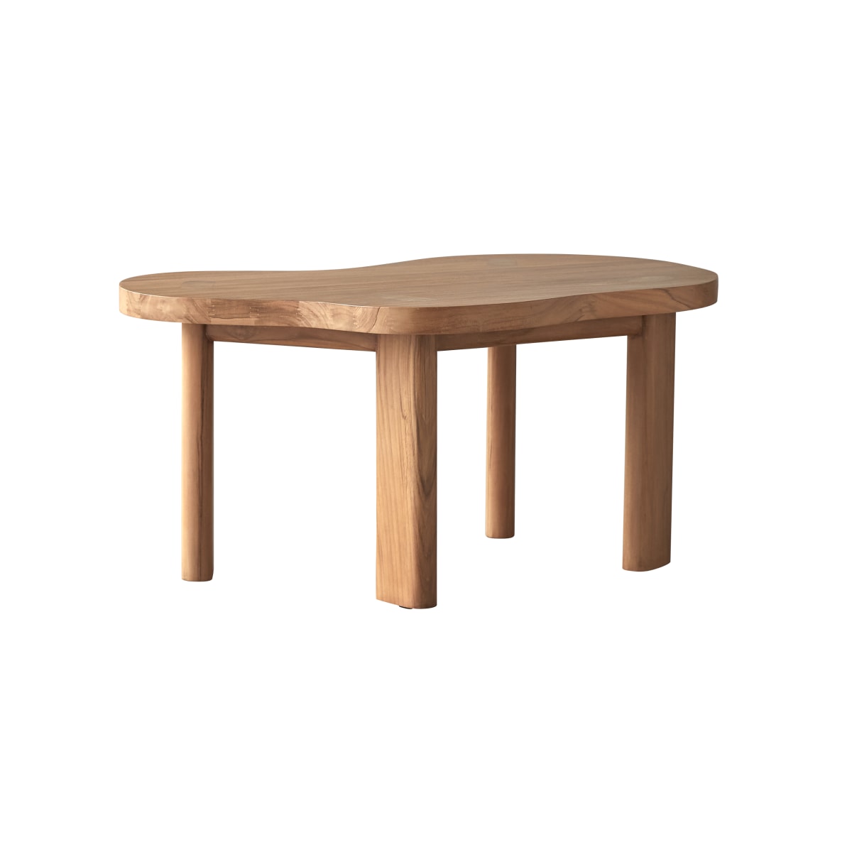 Table basse en Teck massif, LOTHAIRE naturel, TIKAMOON