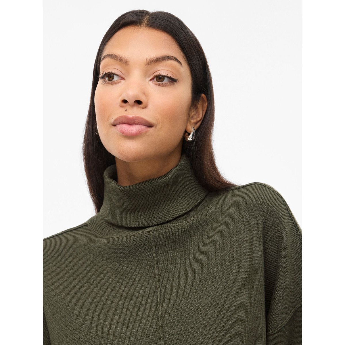 Pull En Maille VIOSTRIA - Col roulé deep depths, VILA