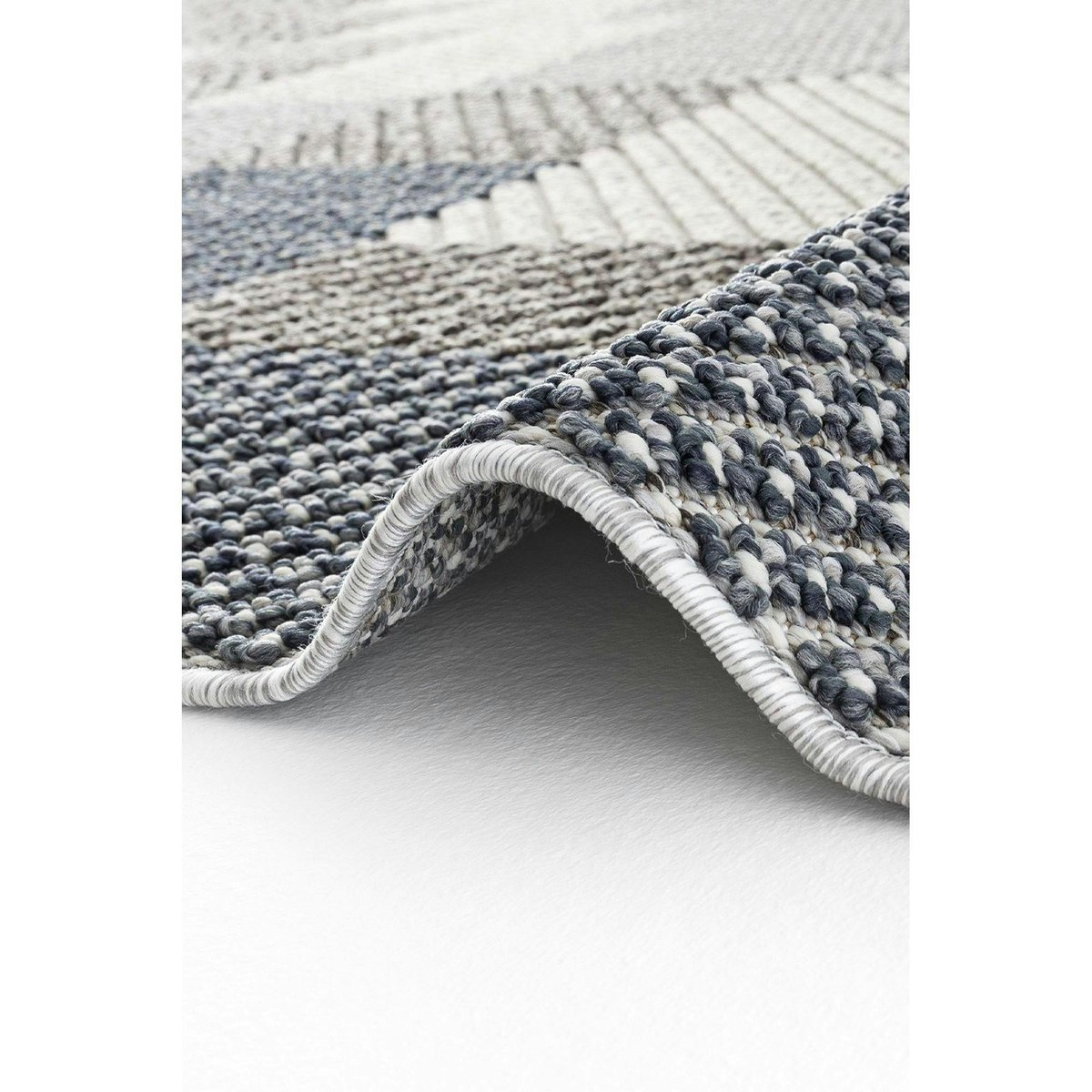 Tapis décoratif à motifs 120x180 ISTANBUL gris (carrés), PIER IMPORT