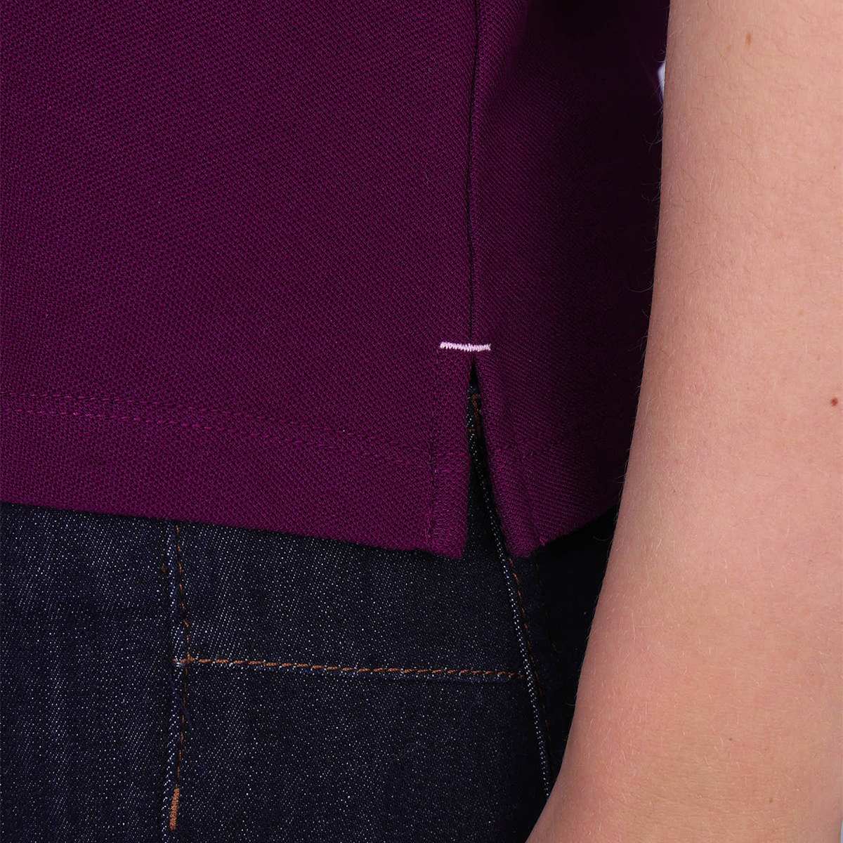Polo Diana violet, MISE AU GREEN