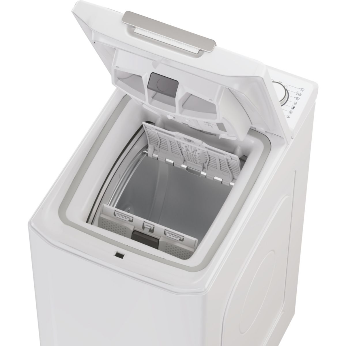 Lave linge top TCA474TM5-S couleur unique, CANDY