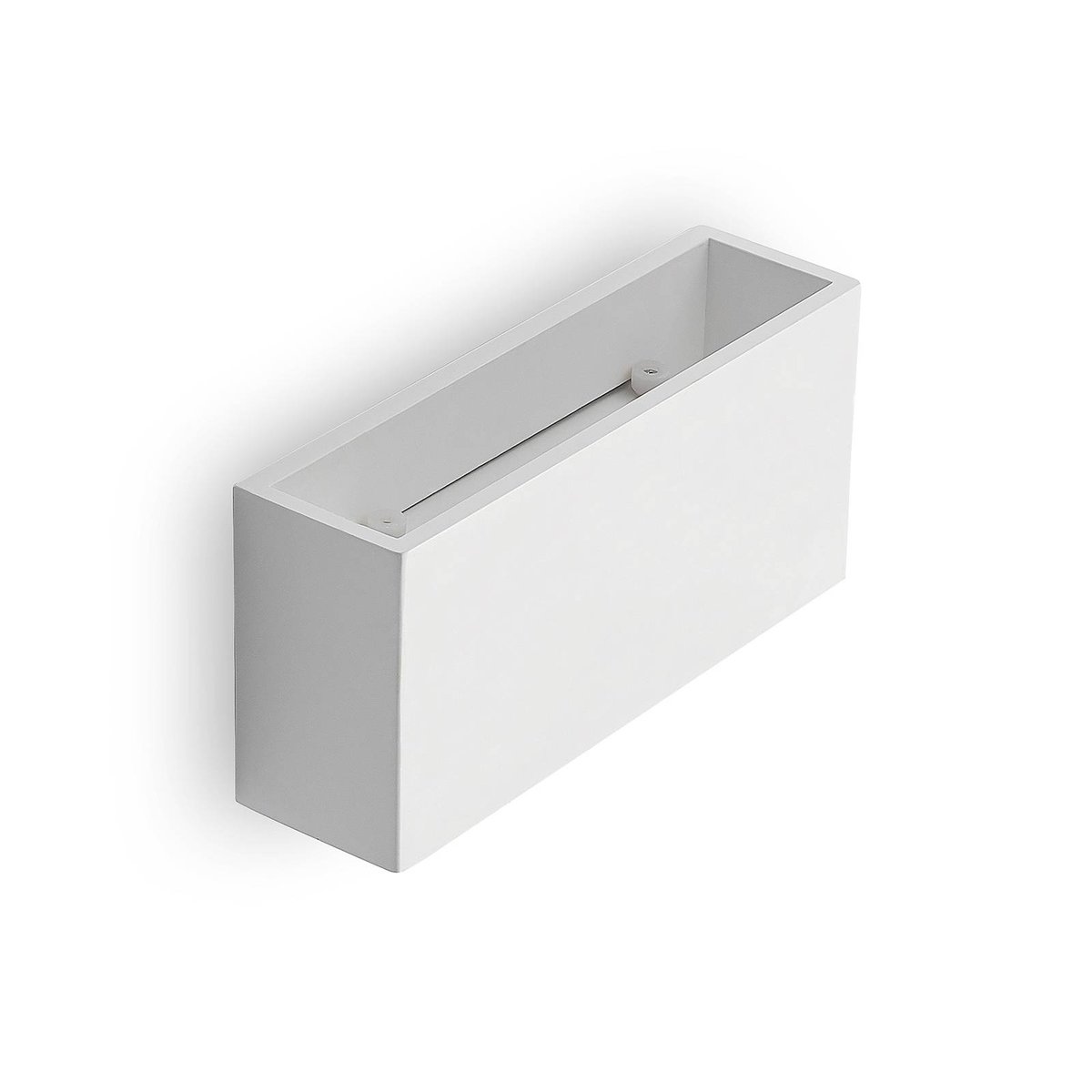 Applique en plâtre moderne, Mavora blanc, LINDBY