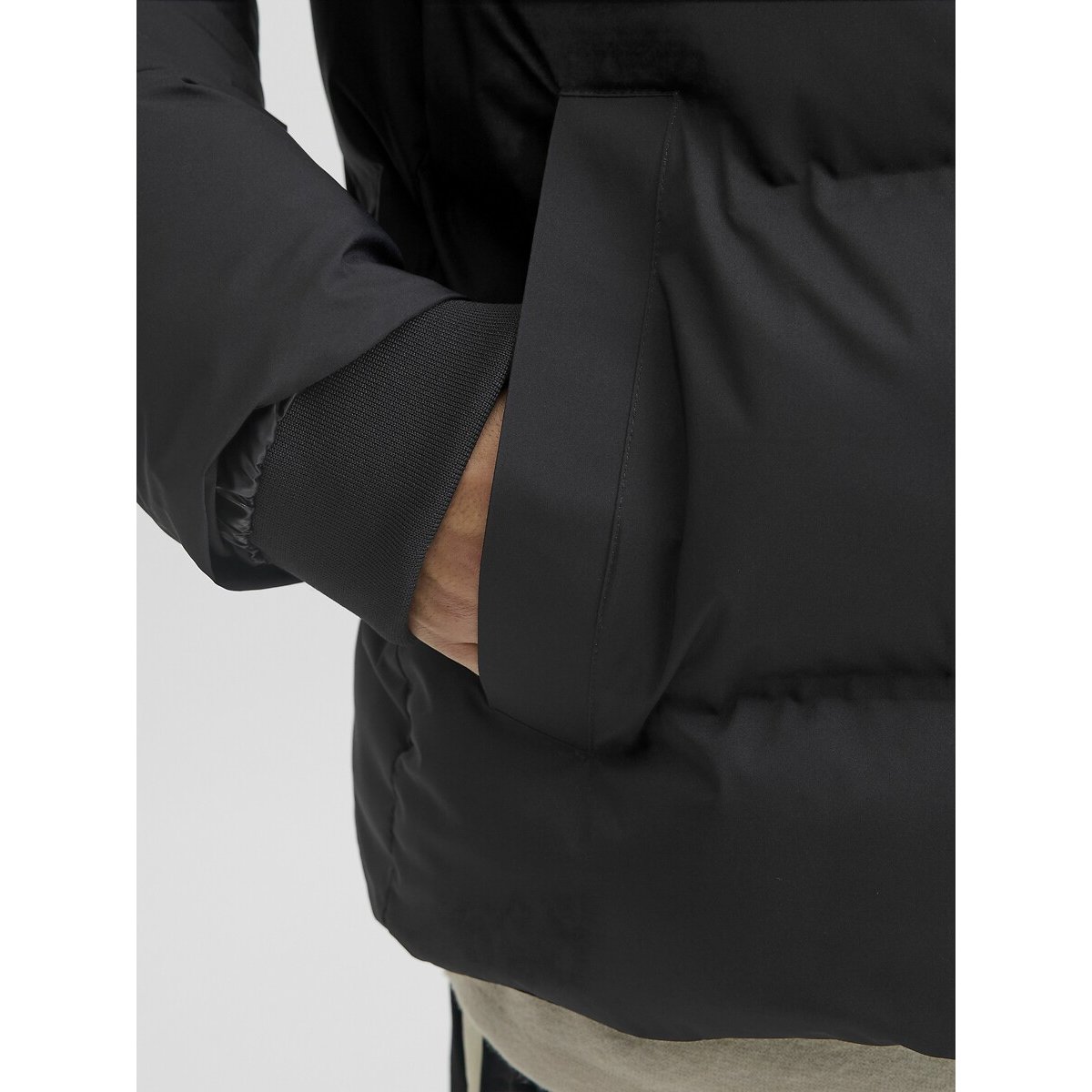 Doudoune à capuche noir, JACK & JONES