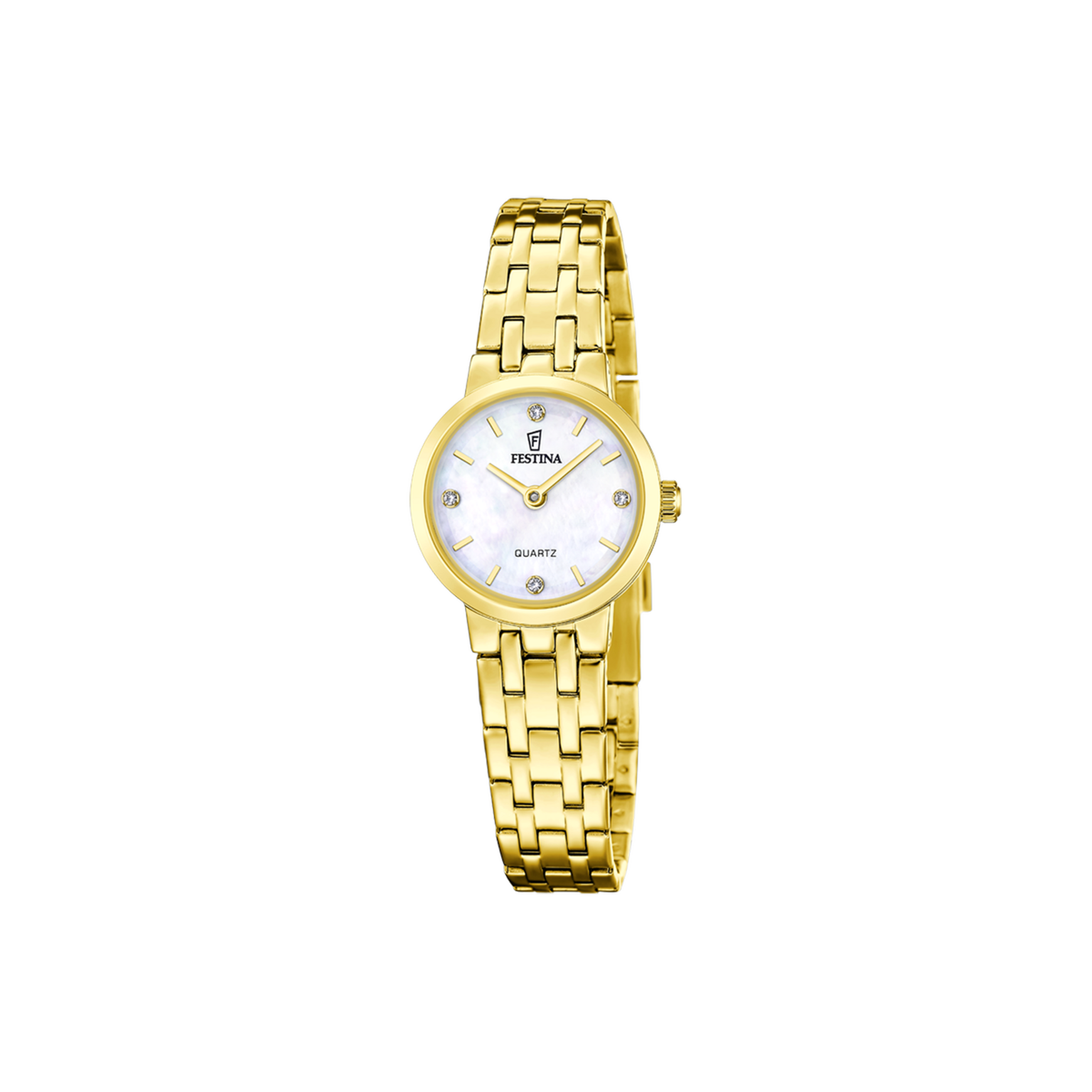 Montre Analogique  MADEMOISELLE doré nacre blanche doré, FESTINA