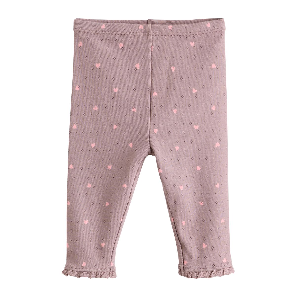 Legging bébé, lot de 4 rose/marron/cœur, NEXT