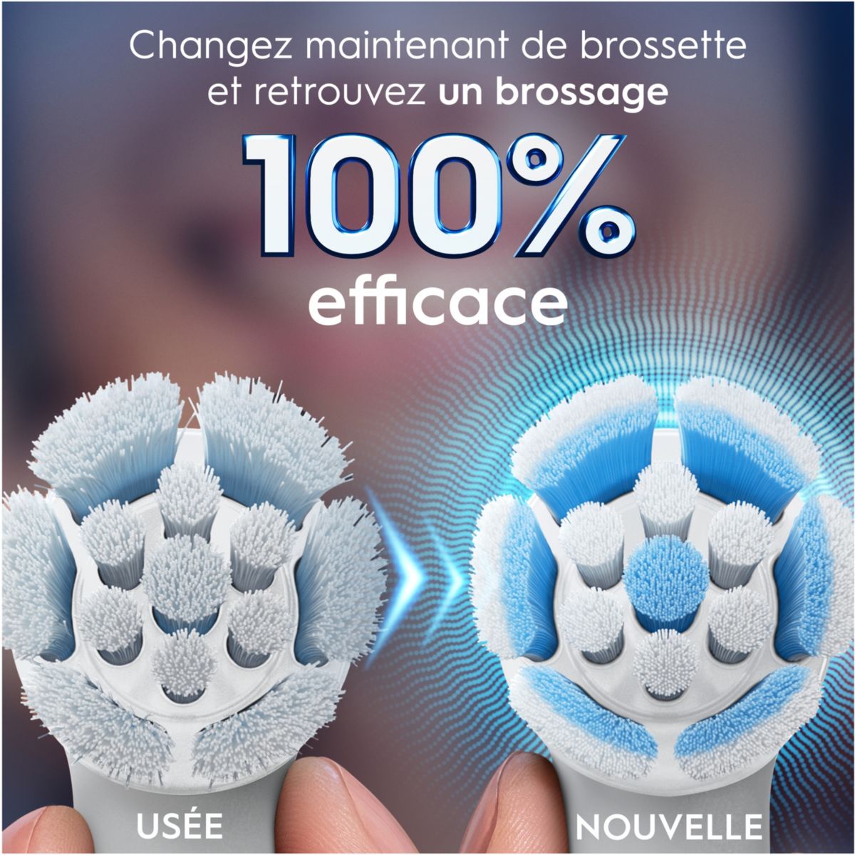 Brossette dentaire iO Gentle Care Blanc x3 couleur unique, ORAL B