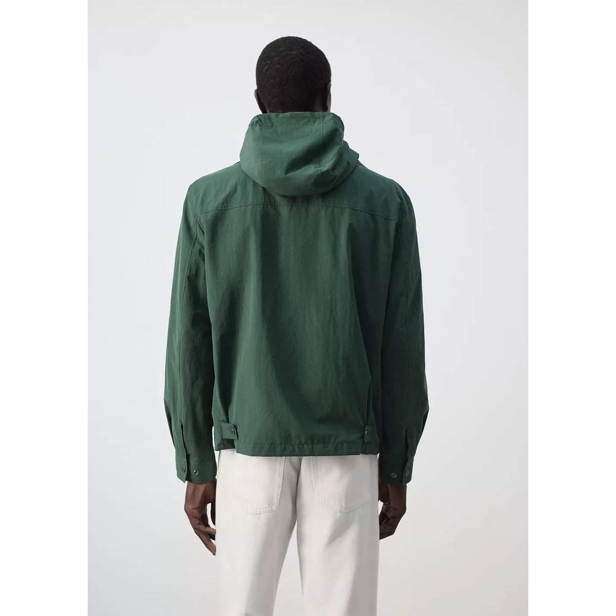 Veste imperméable à poches vert billard, MANGO MAN