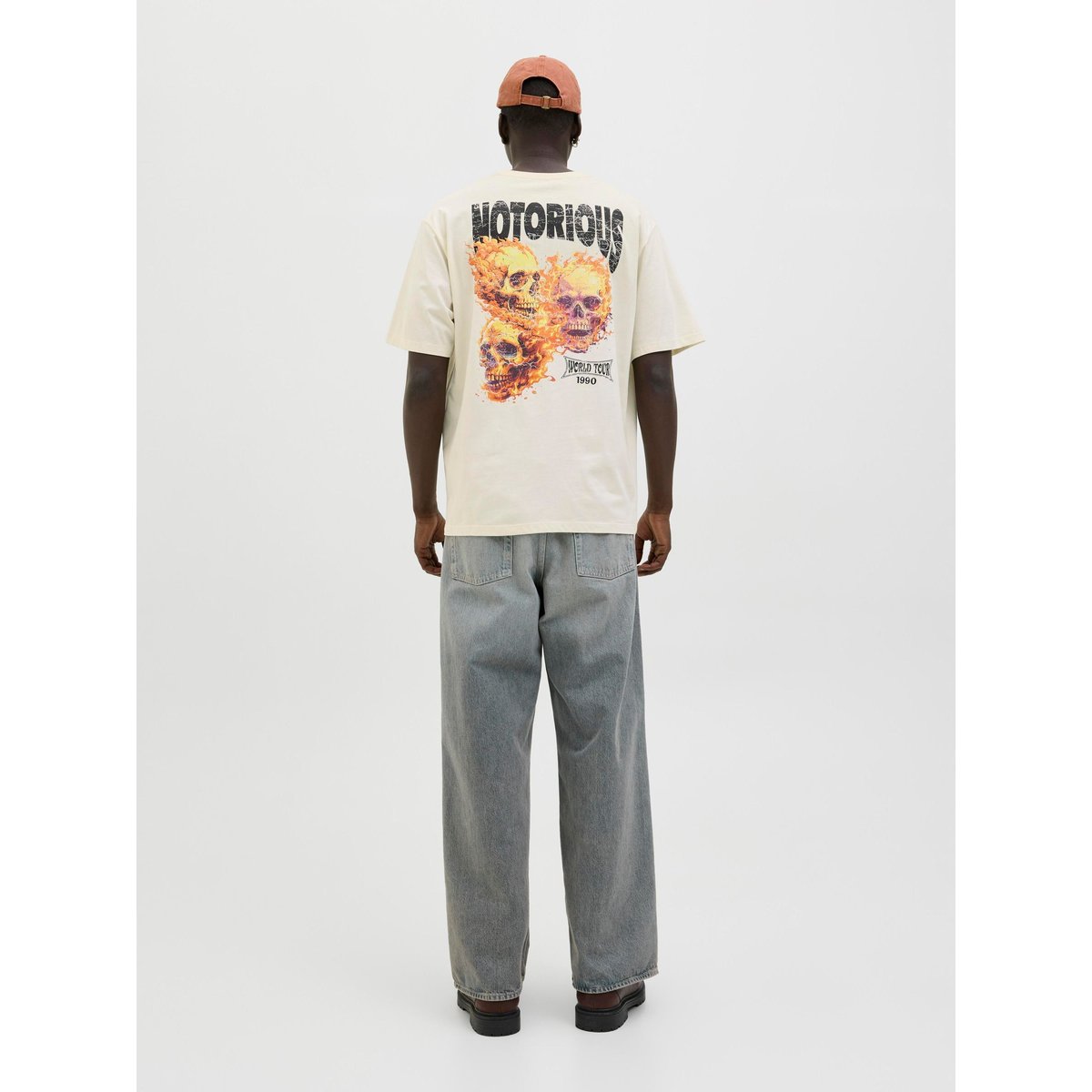 T-Shirt antique white, JACK & JONES