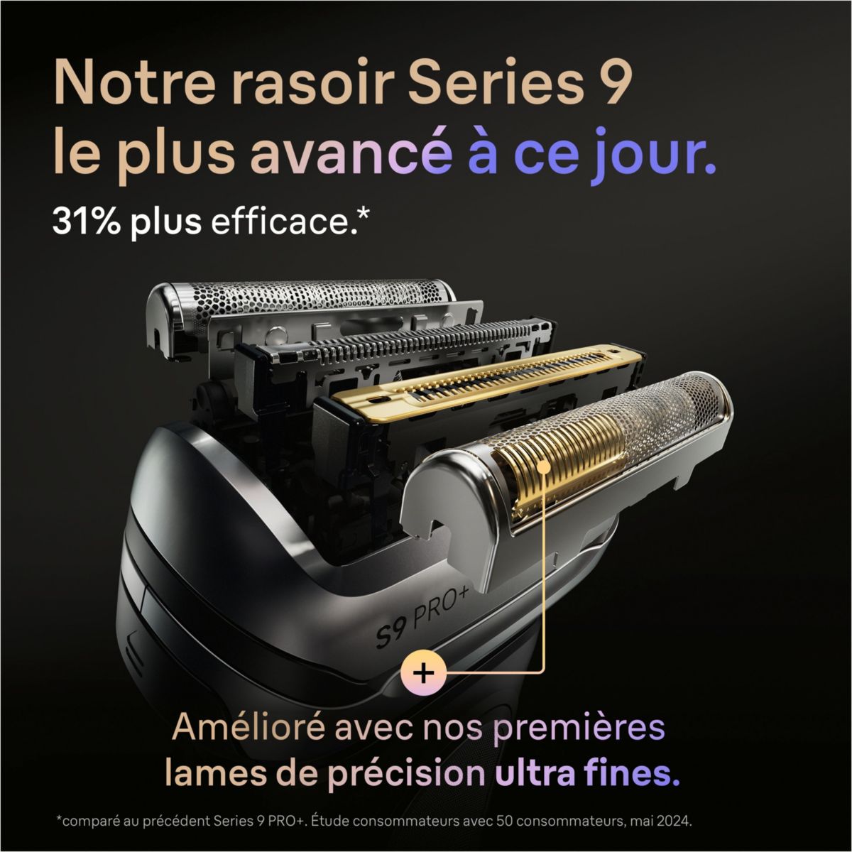 Rasoir électrique Series 9 9675cc Clean&Charge couleur unique, BRAUN