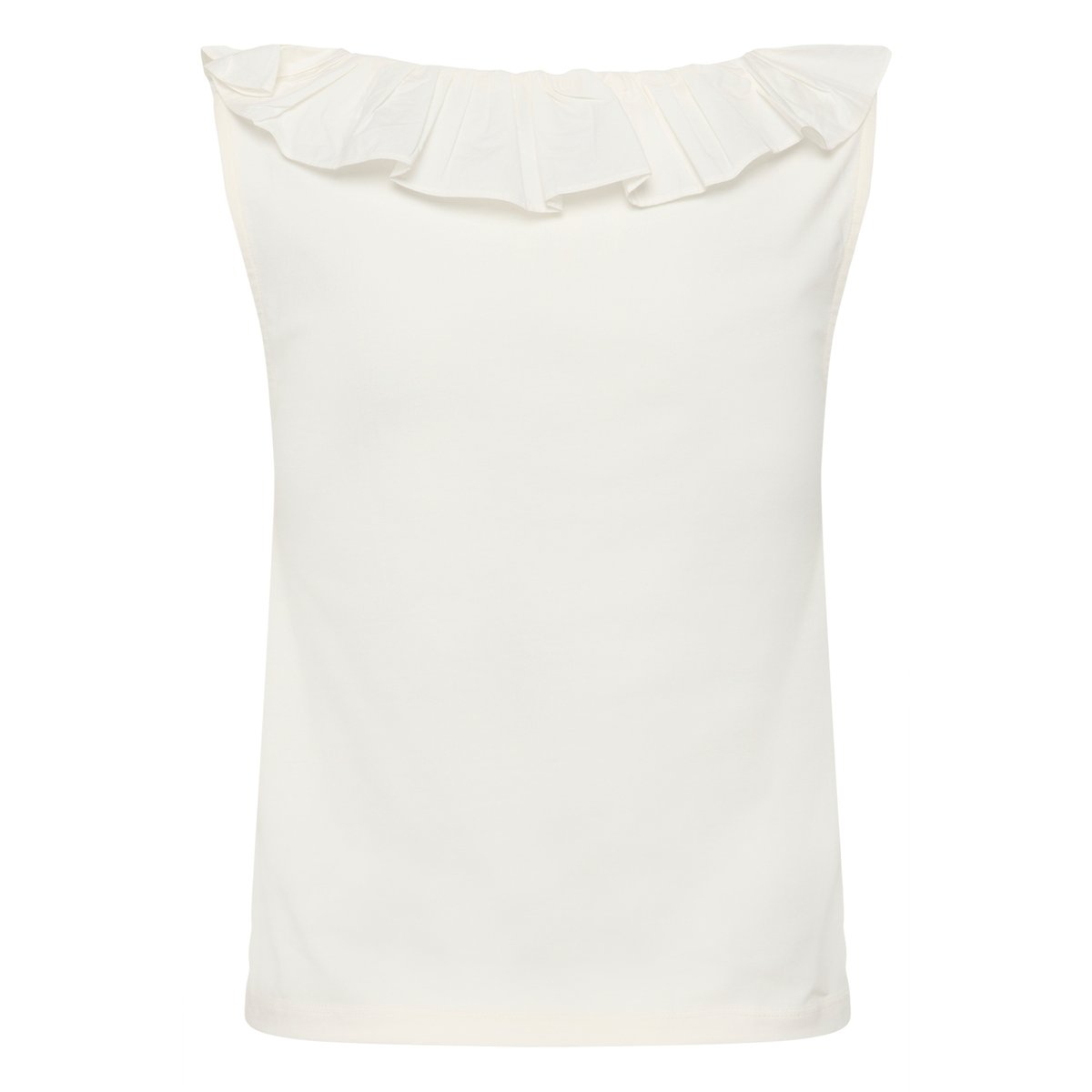 Blouse sans manches blanc chalk, KAFFE
