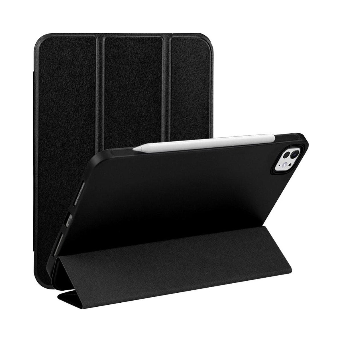 Etui Smart Cover à rabat avec support pour iPad Pro (m4) Et iPad Pro (m5) 13" noir, EVETANE