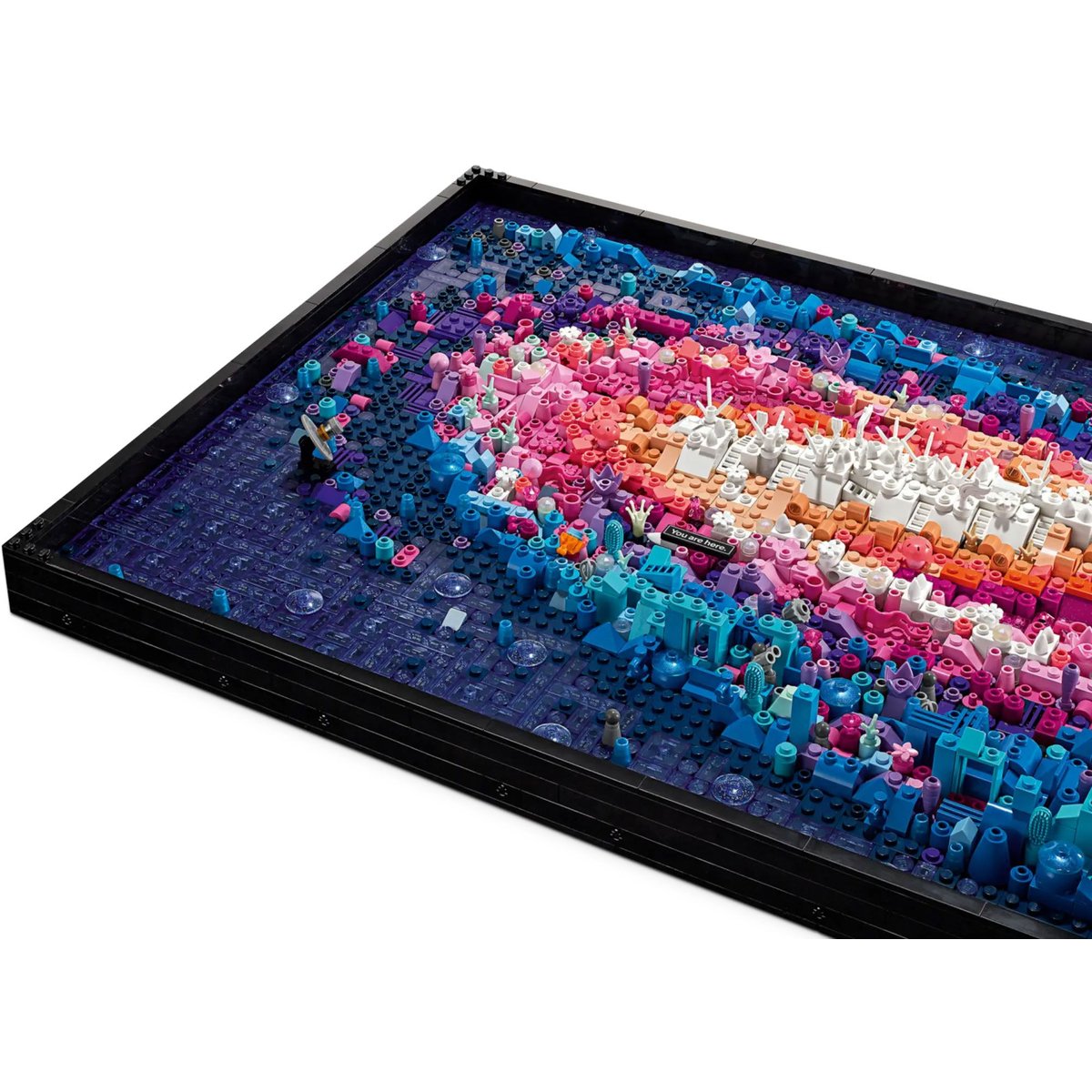 LEGO Art - Créez la Voie lactée en 3D - Kit de décoration artistique 31212 violet, LEGO