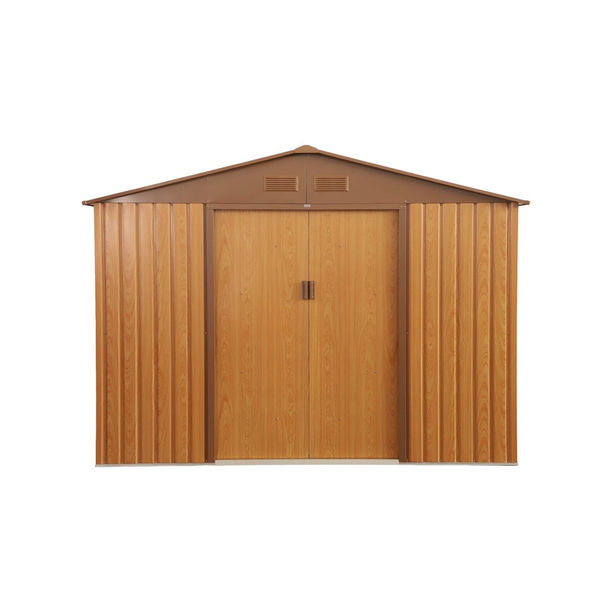 Abri de jardin métal 8,95m² avec kit d'ancrage FLANDRES anthracite, SWEEEK