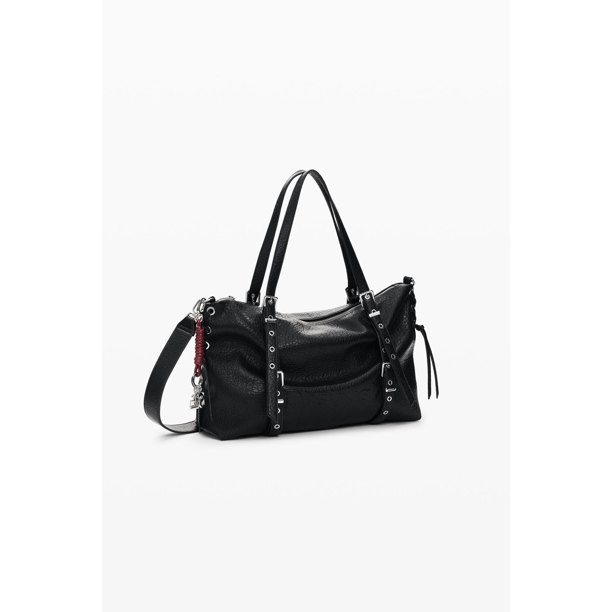 Grand sac shopping noir, DESIGUAL