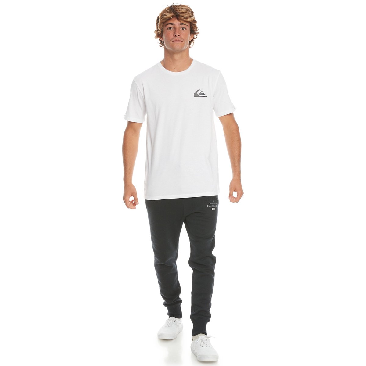 Pantalon de jogging EMBOSS SLIM noir black, QUIKSILVER