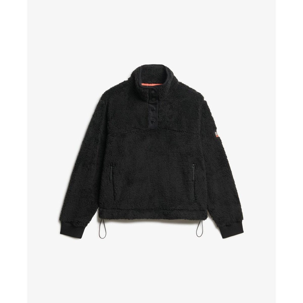 Pull col camionneur noir, SUPERDRY