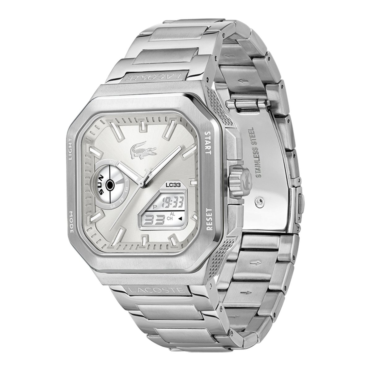 Montre Analogique Digital LC33 argenté argenté argenté, LACOSTE
