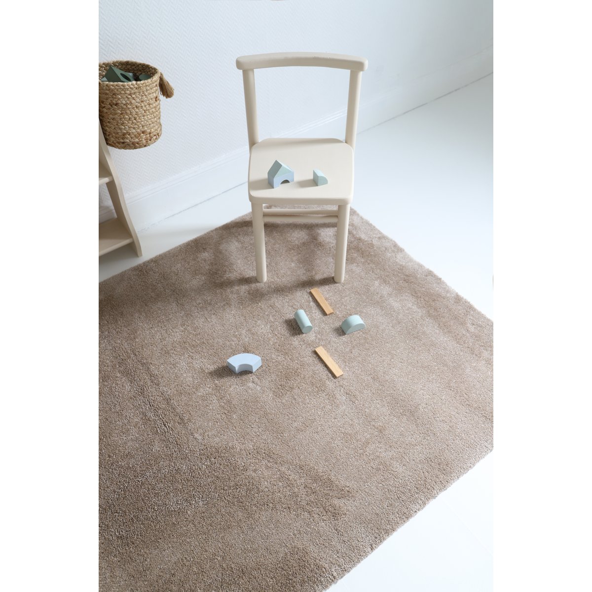 Tapis lavable en machine uni ETICO sable, NATTIOT
