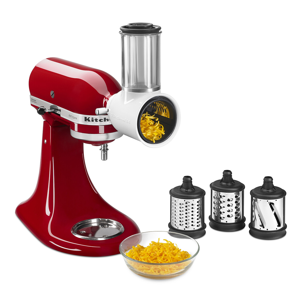 Tranchoir/râpe pour robot pâtissier 5KSMVSA inox, KITCHENAID