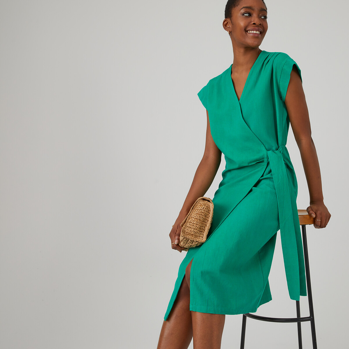 Robe droite portefeuille on sale