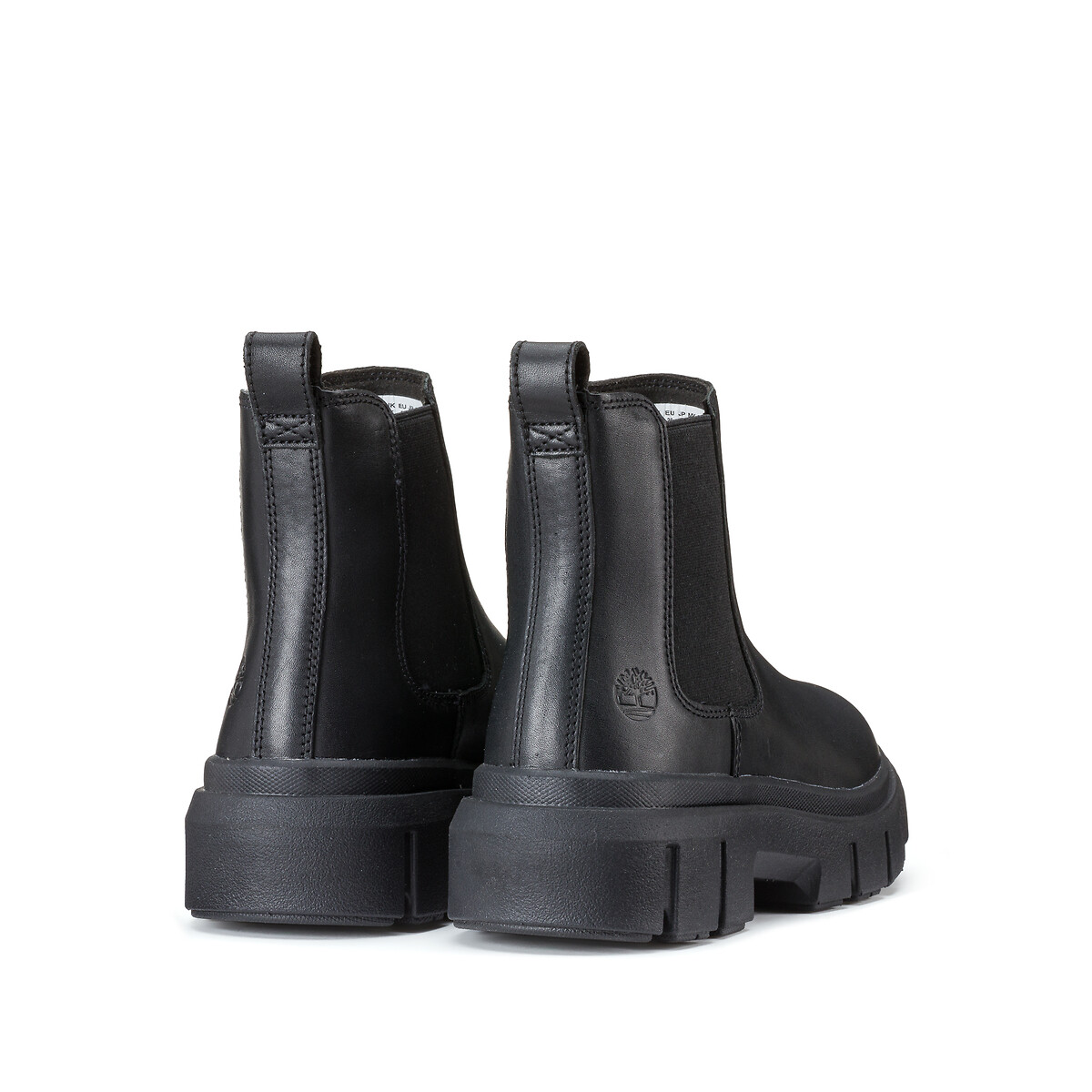 Leren enkellaarzen GREYFIELD MID CHELSEA zwart, TIMBERLAND