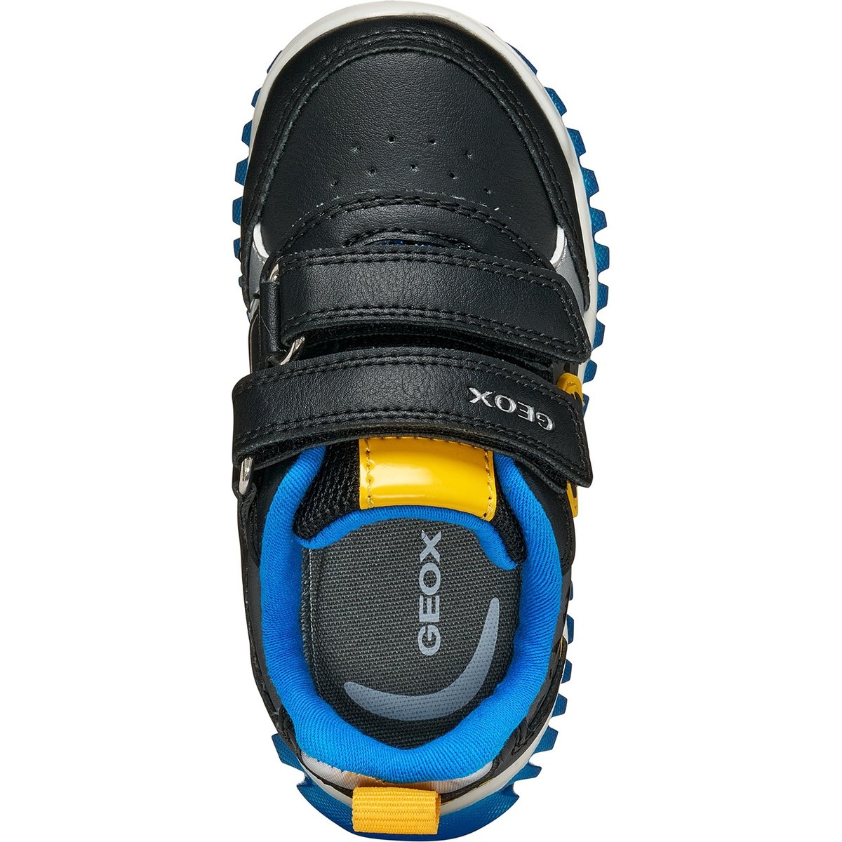 Baskets B LIGHTYLOO noir/jaune, GEOX