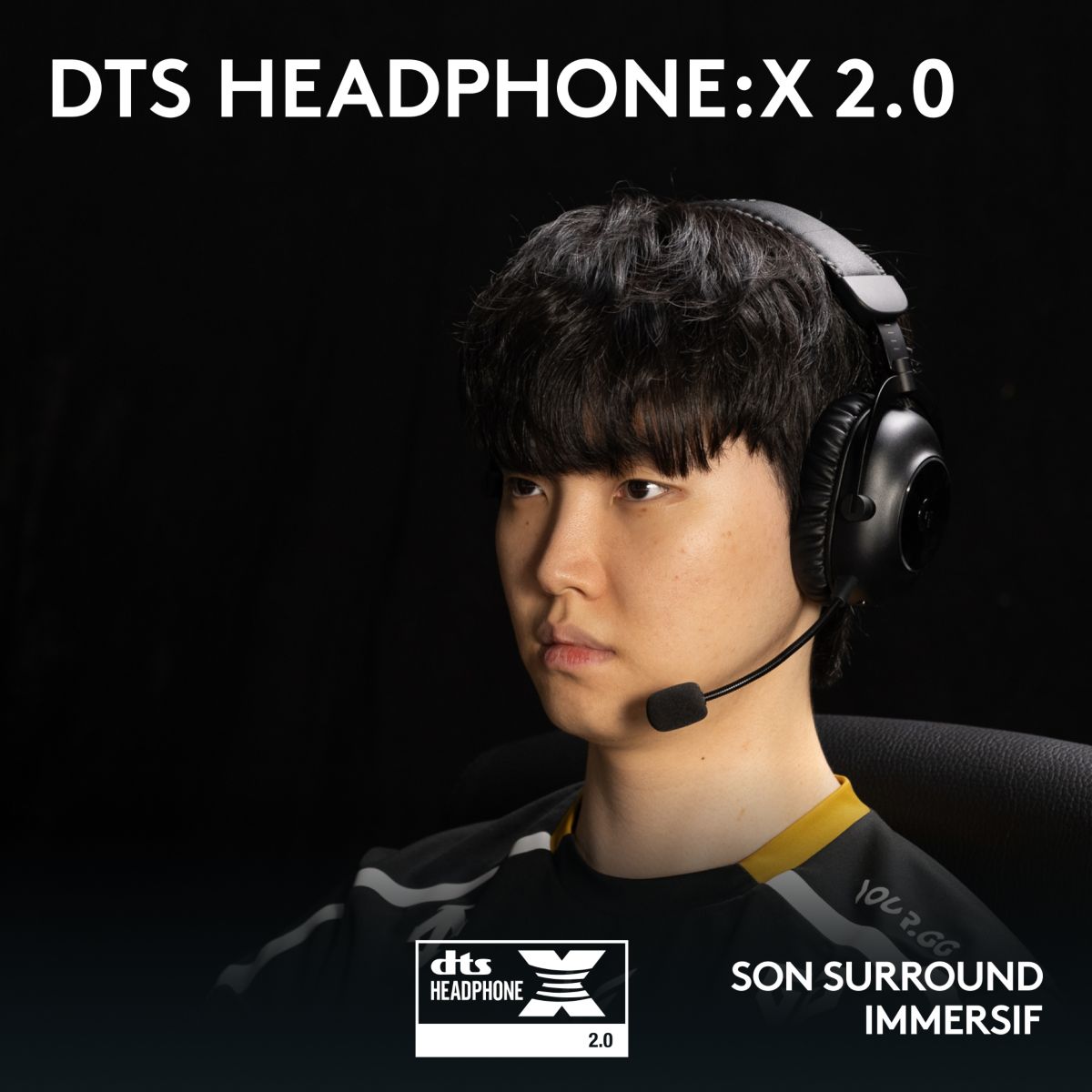Casque gamer G PRO X 2 Lightspeed + Support noir, LOGITECH
