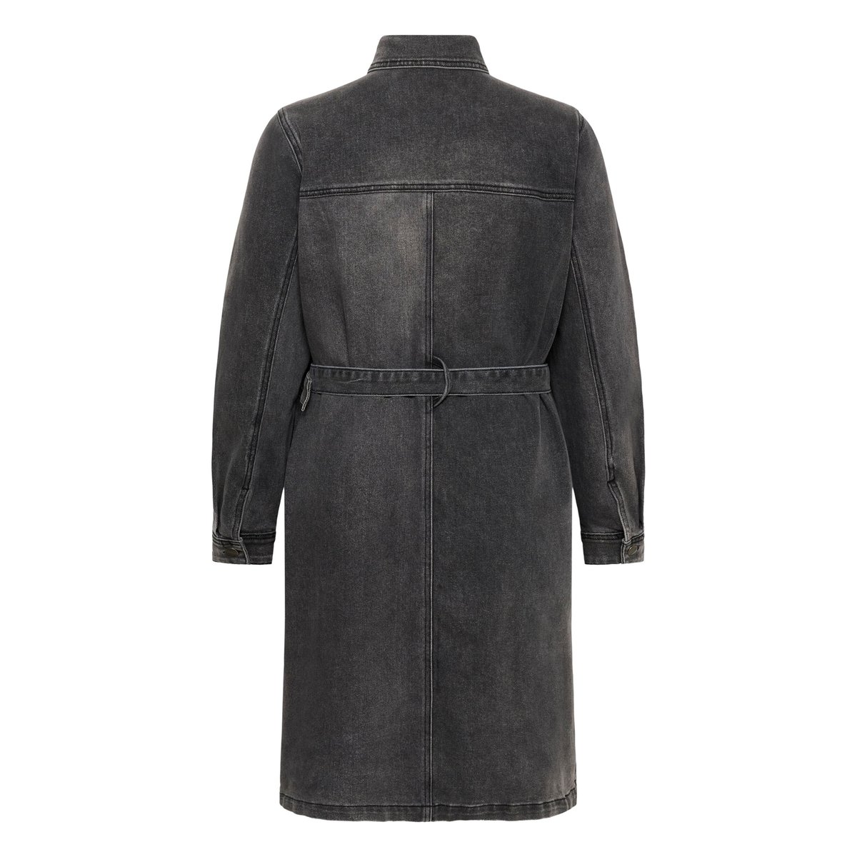 Robe en jean gris medium grey denim, KAFFE CURVE