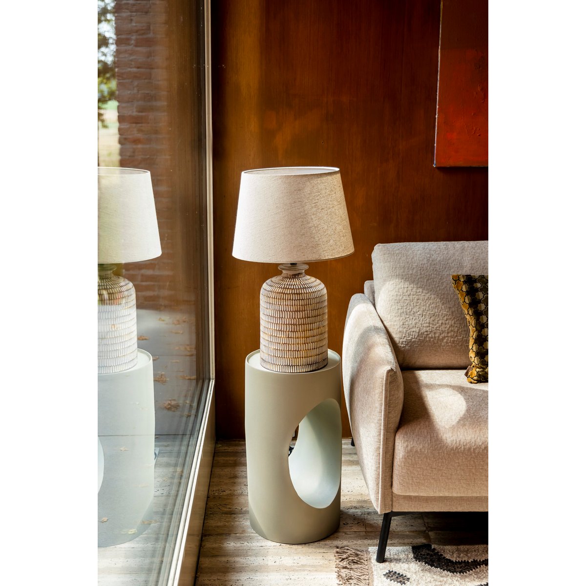 Lampe à poser en céramique RUSSEL v020147, DUTCHBONE