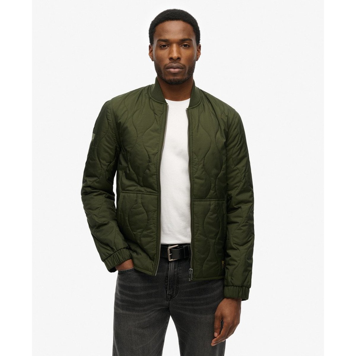Veste matelassée Surplus Liner vert olive surplus goods, SUPERDRY