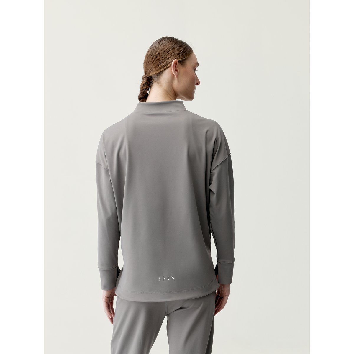 Sweat de sport femme Lua Uve séchage rapide effet seconde peau marron vison, BORN