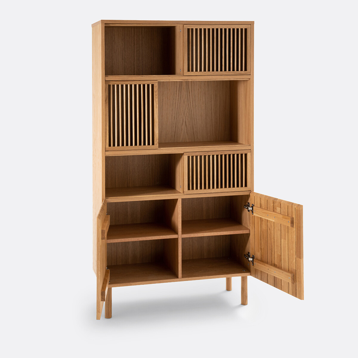 Boekenkast in fineereik, Bilbao eikenhout, LA REDOUTE INTERIEURS