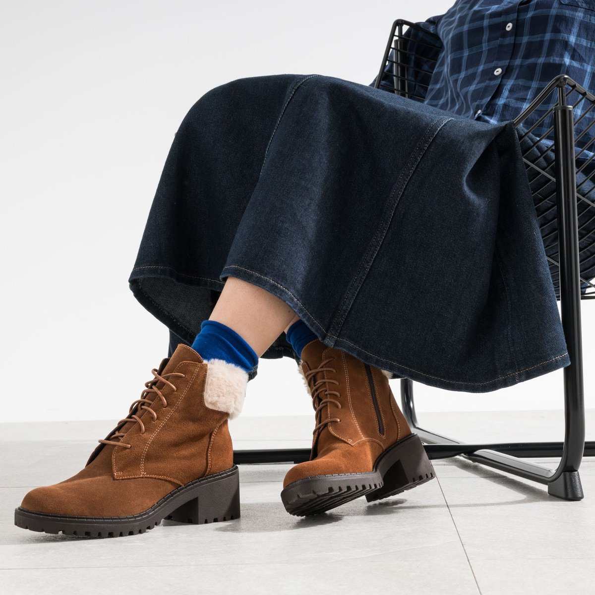 Boots en cuir AUGUSTINE. camel, ERAM