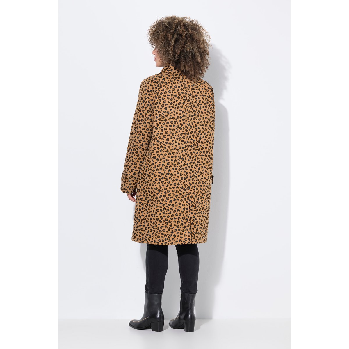 Bottines en cuir , pied large noir, ULLA POPKEN