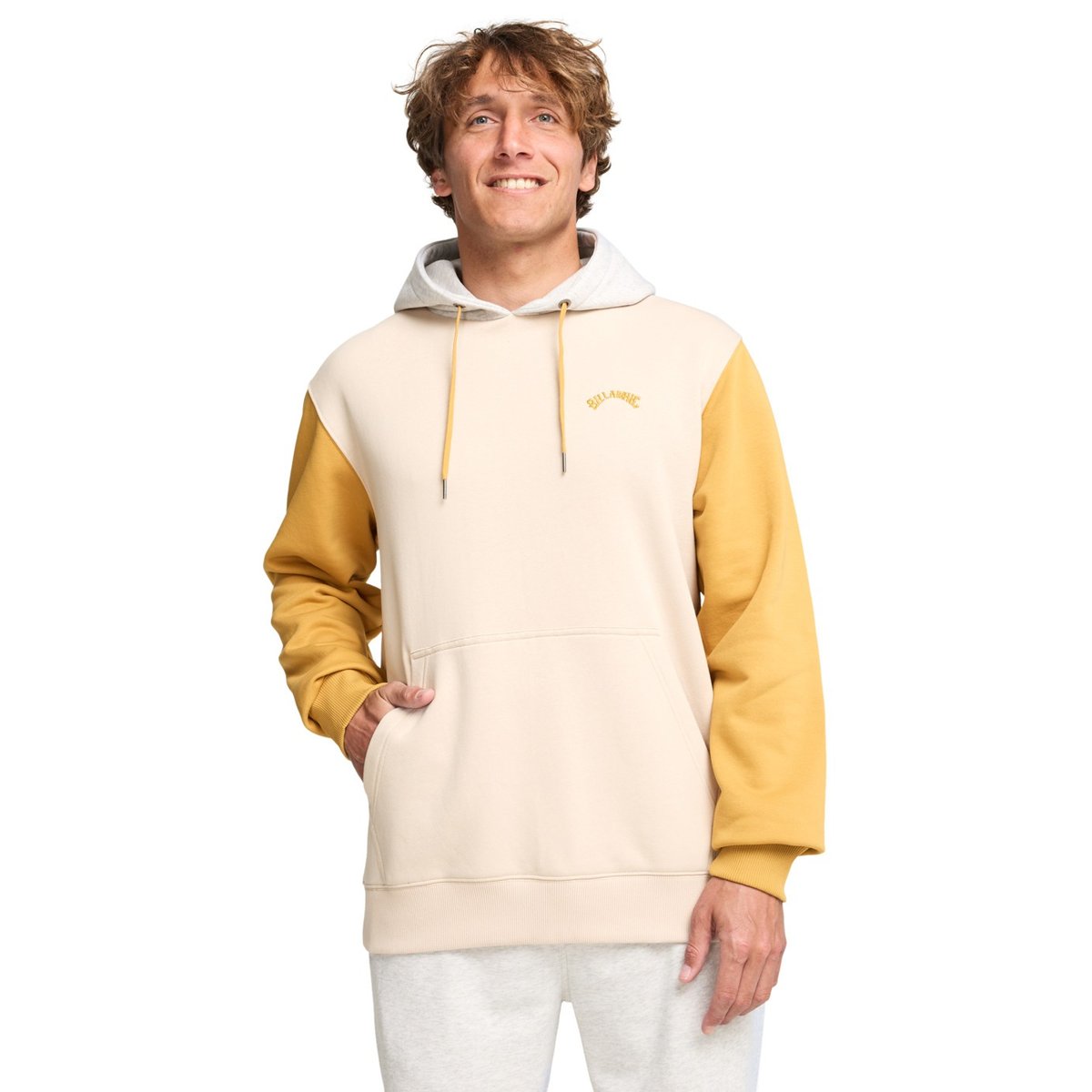 Sweat ARCH BLOCK PO beige chino, BILLABONG
