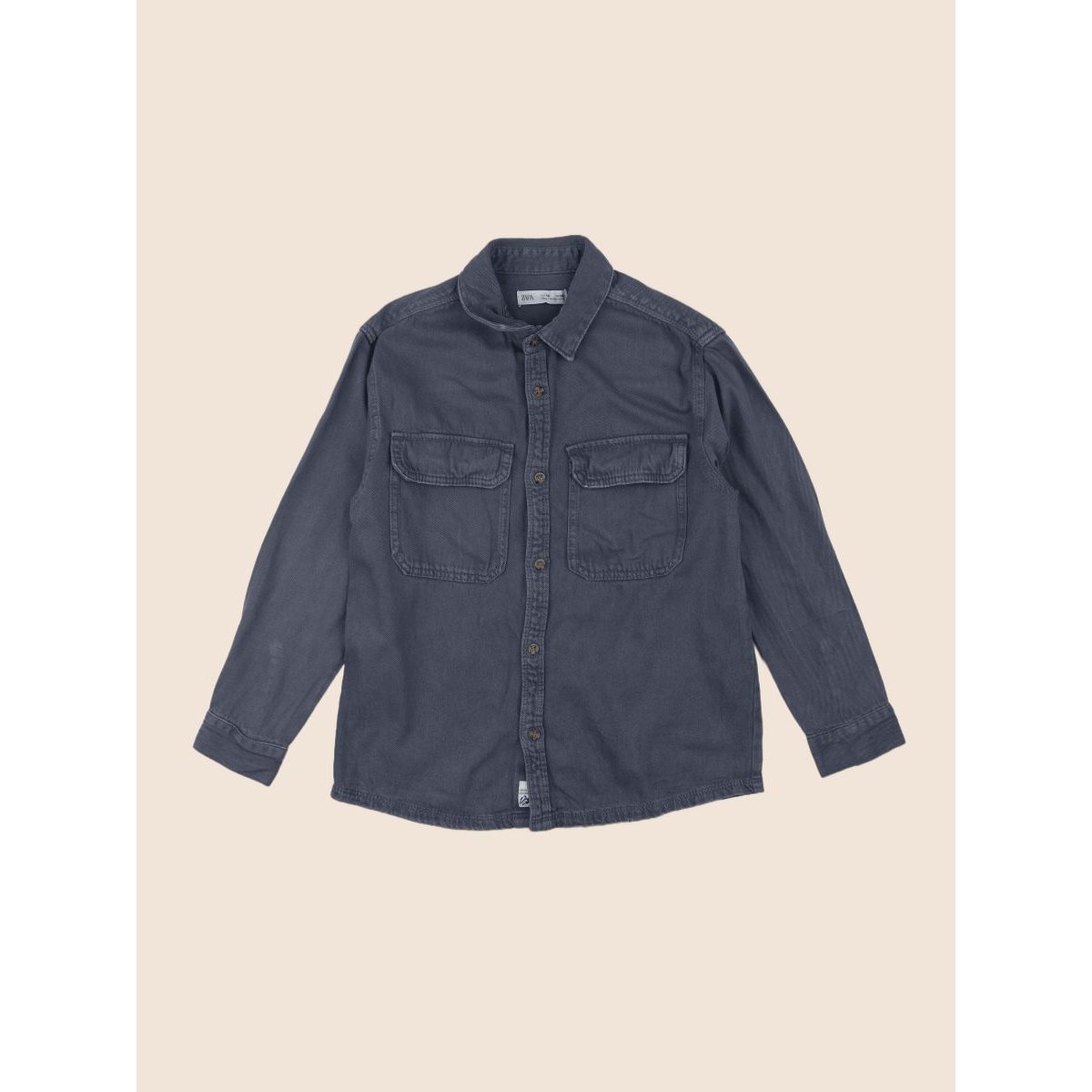 Chemise - Très bon état gris, ZARA