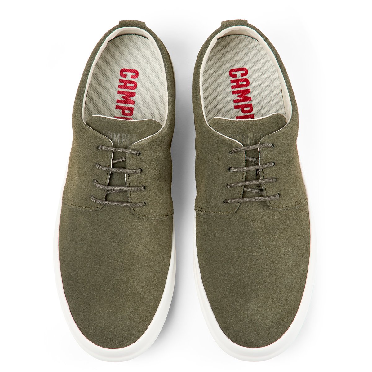 Baskets Chasis cuir vert moyen, CAMPER