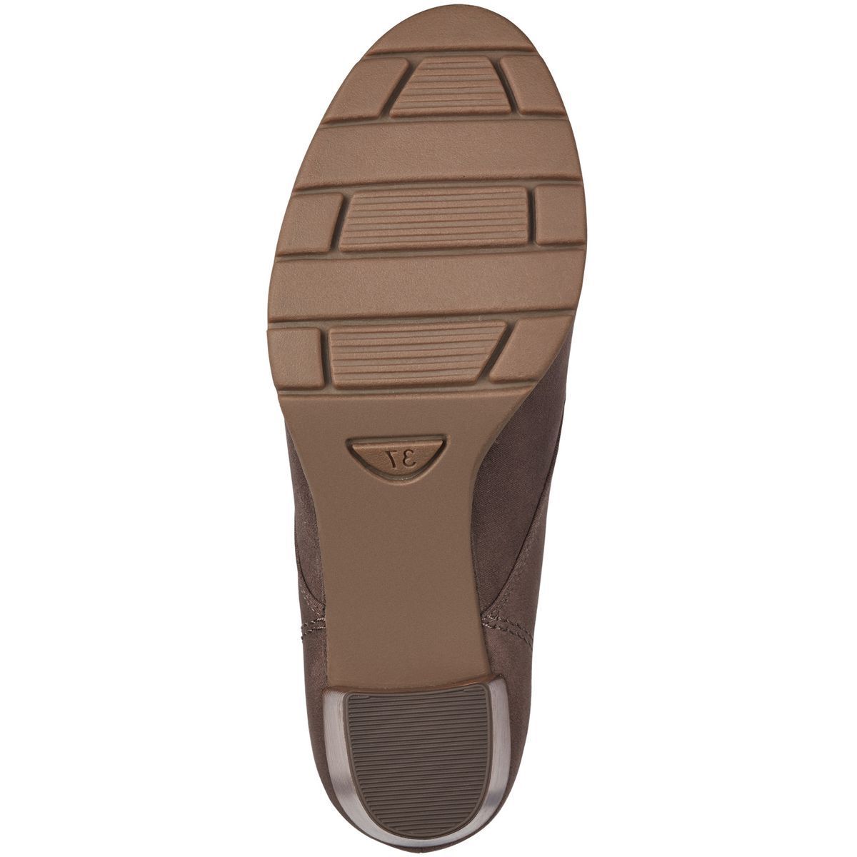 Bottine talon bloc marron foncé, MARCO TOZZI