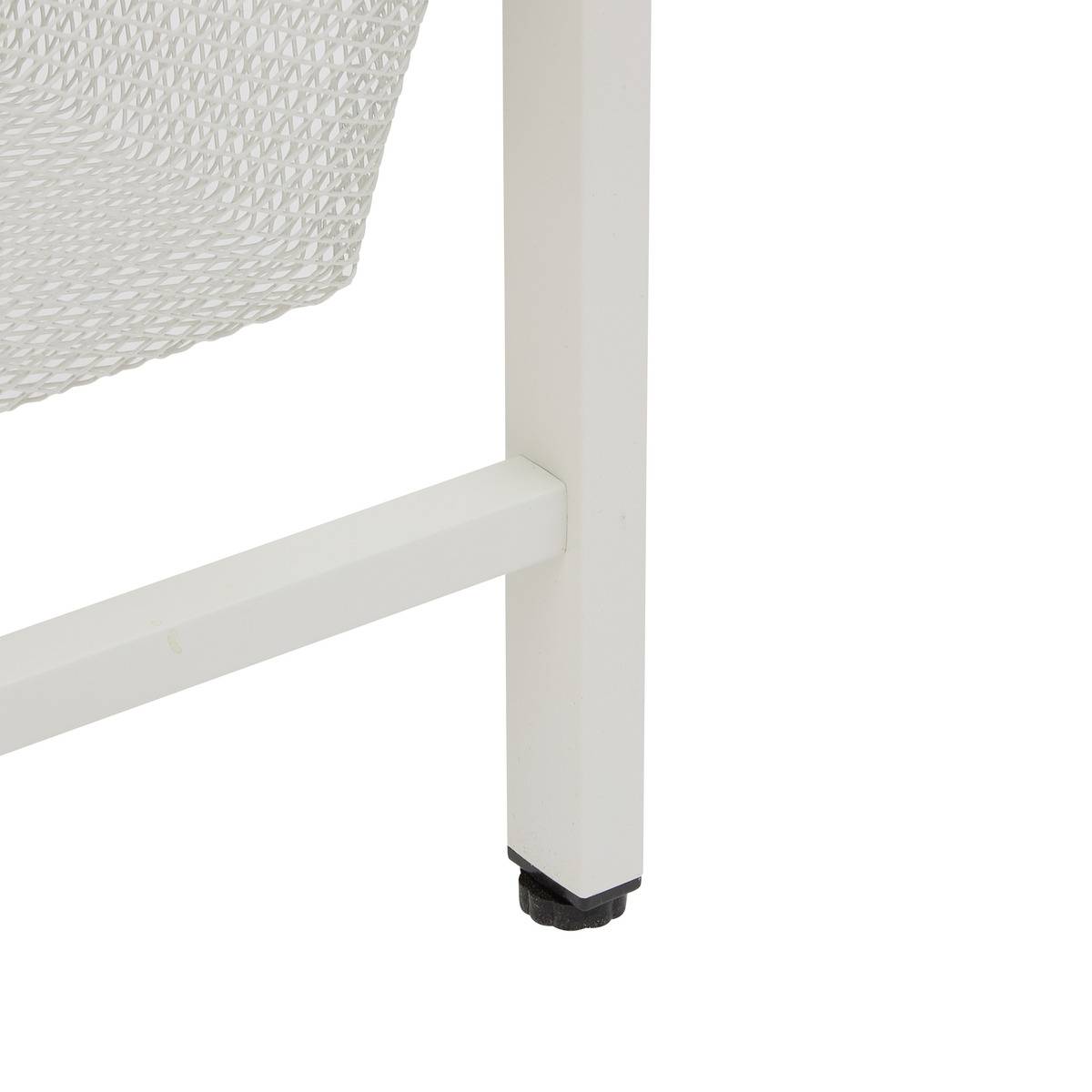 Portant à vêtements rectangulaire MESHY blanc, 5FIVE SIMPLY SMART