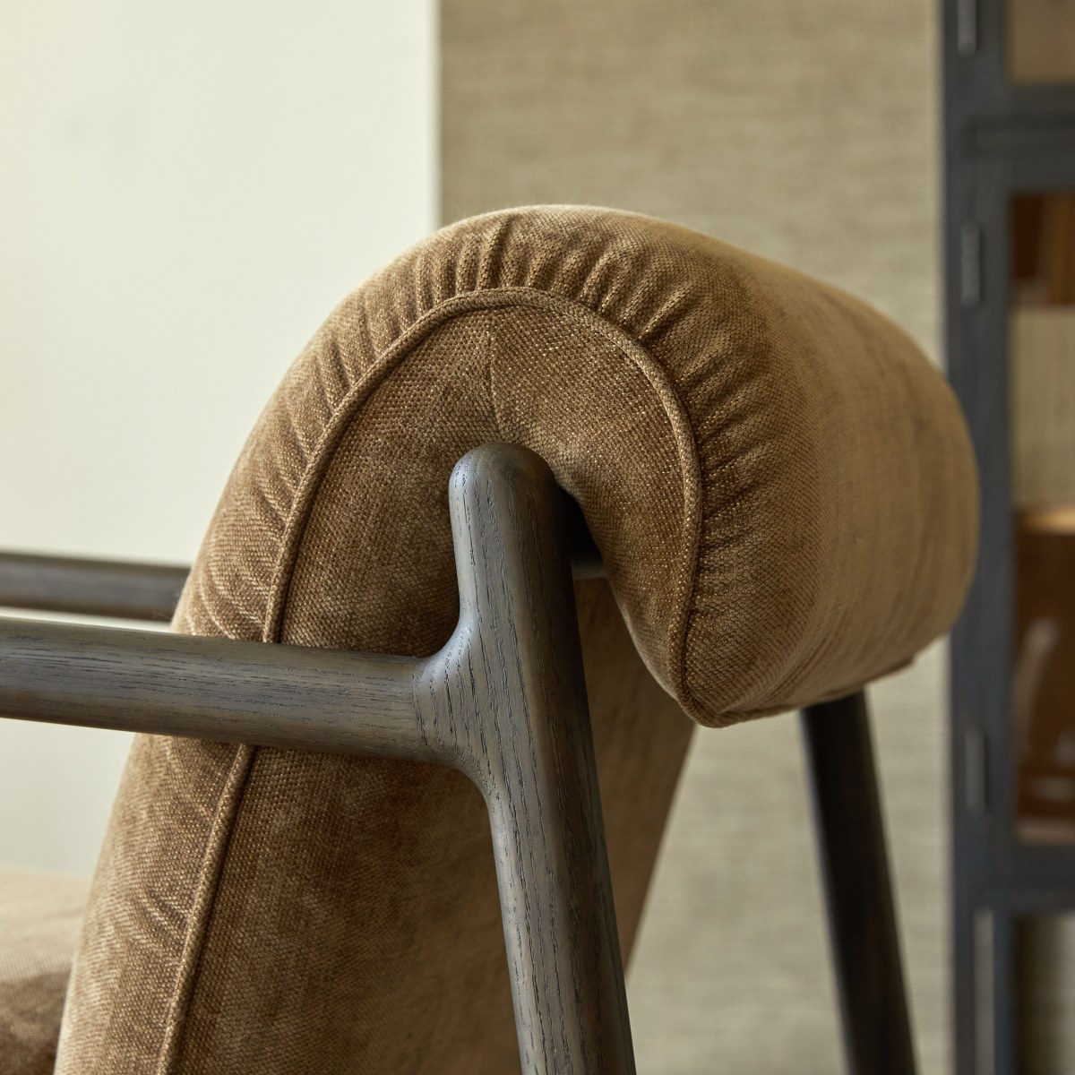 Fauteuil en Tissu, EMMA marron, TIKAMOON