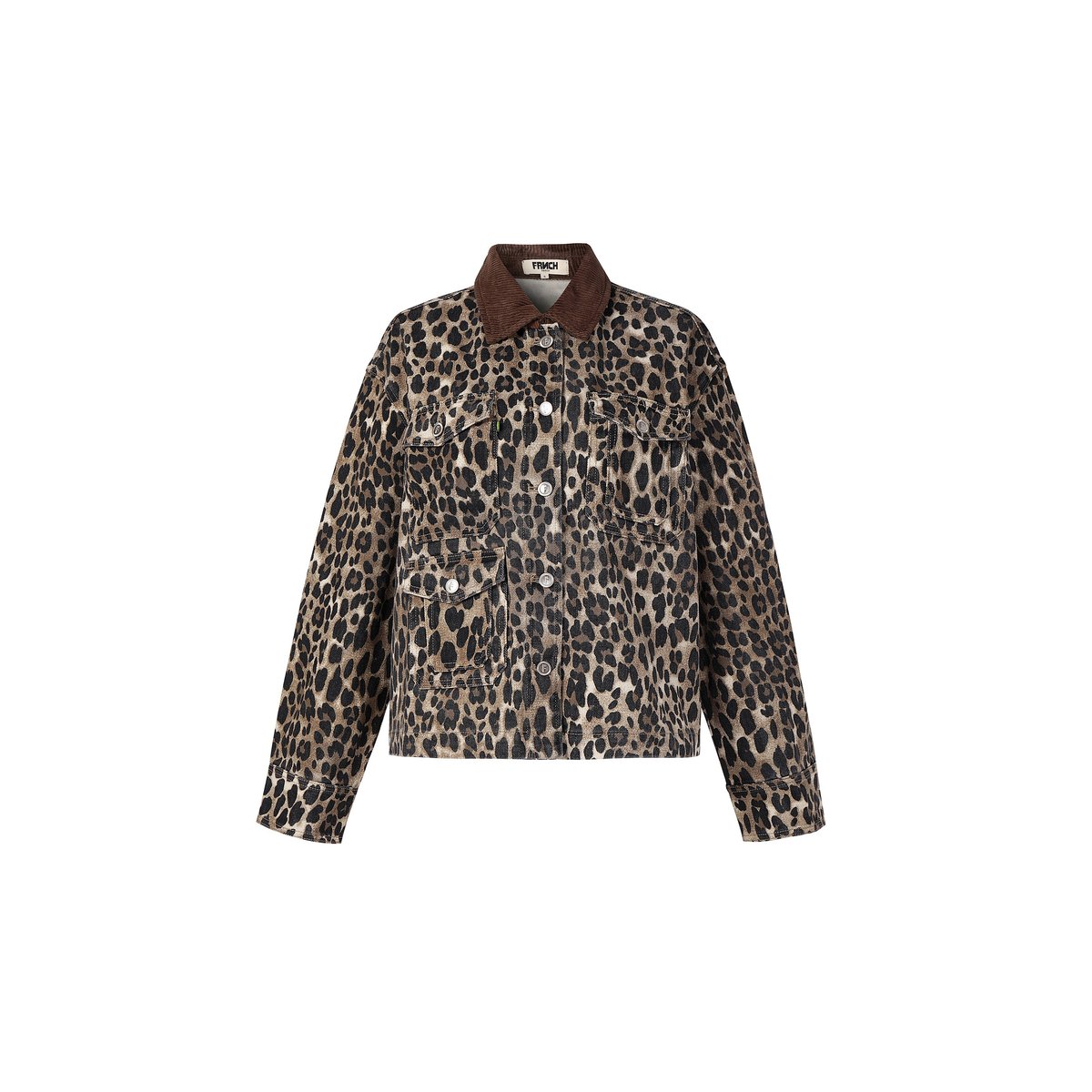 Veste en coton à motif léopard MUNCHKIN leopard, FRNCH