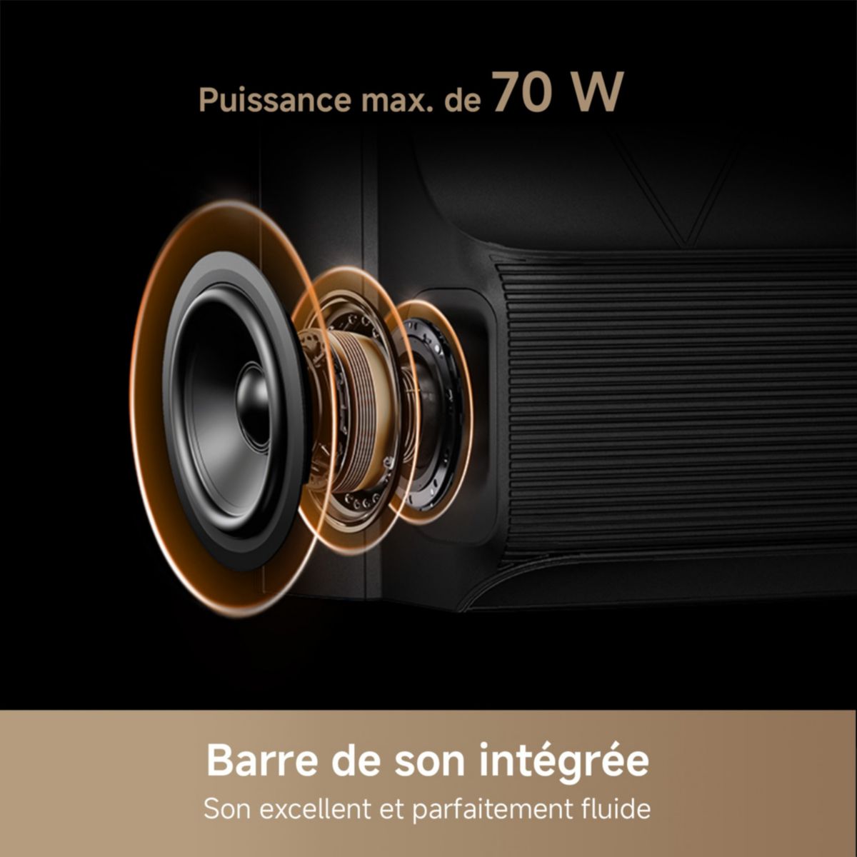 TV Mini LED 75S100 (2026) 75" (190 cm) couleur unique, DREAME